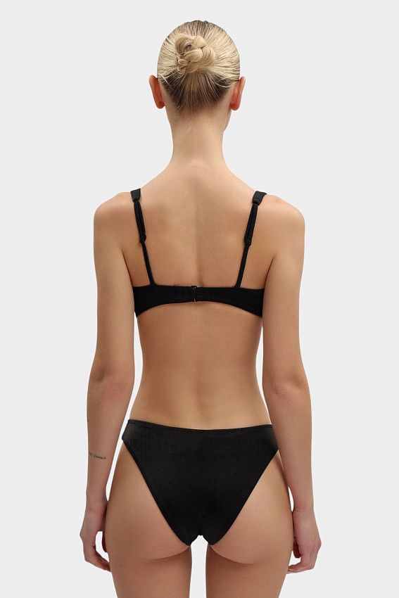 Верх от купального костюма Karl Lagerfeld Черный