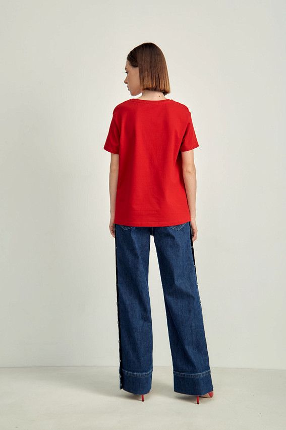 Футболка The Hills Бордовый