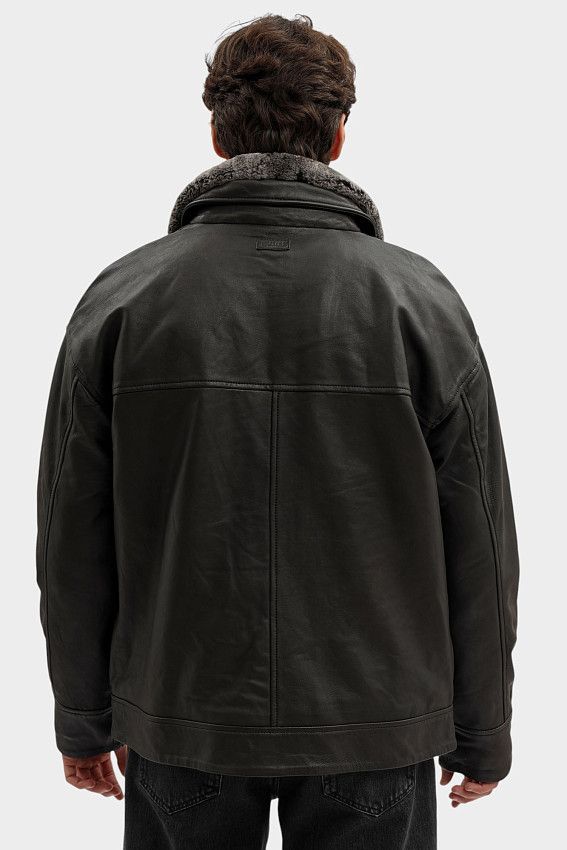 Куртка кожаная Mustang Черный