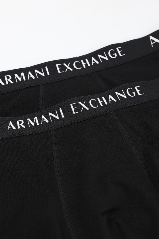 957027_CC282 Трусы 2 шт Armani Exchange Черный