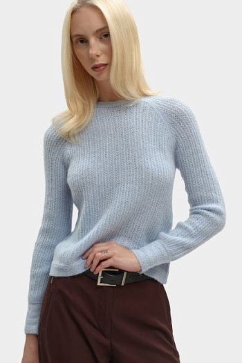 Джемпер шерстяной голубой Pepe Jeans