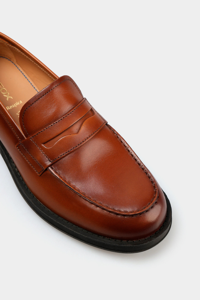 U658KB00039 Мокасины Geox Коричневый