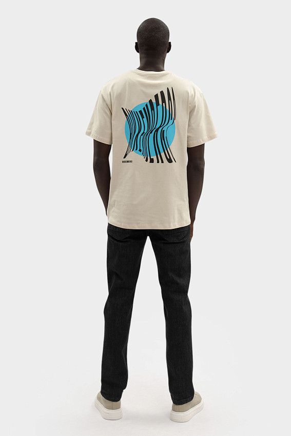 Футболка Bikkembergs Бежевый