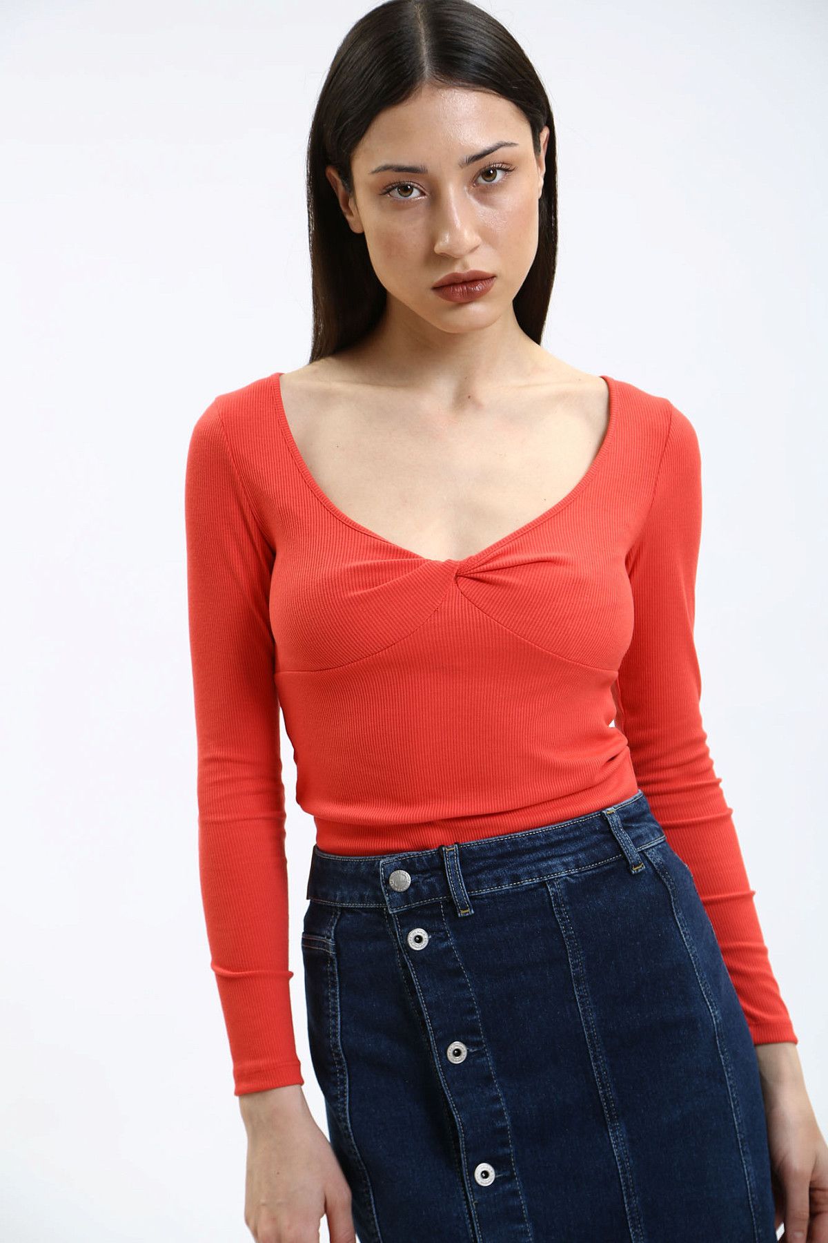 Лонгслив Pepe Jeans Красный