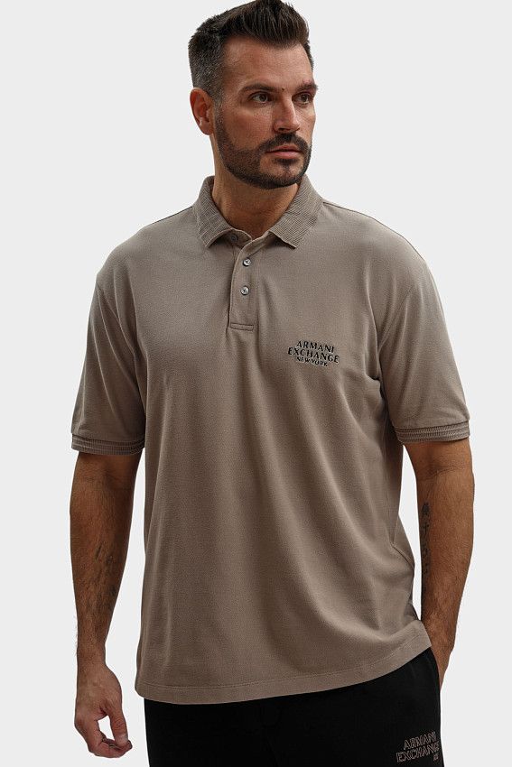 Поло Armani Exchange Коричневый