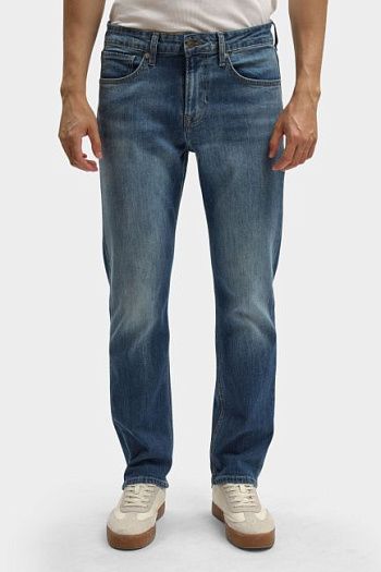 Джинсы прямые синие Pepe Jeans