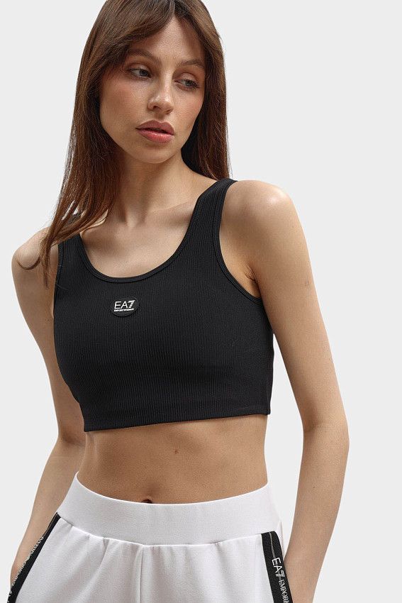 Топ спортивный EA7 Черный