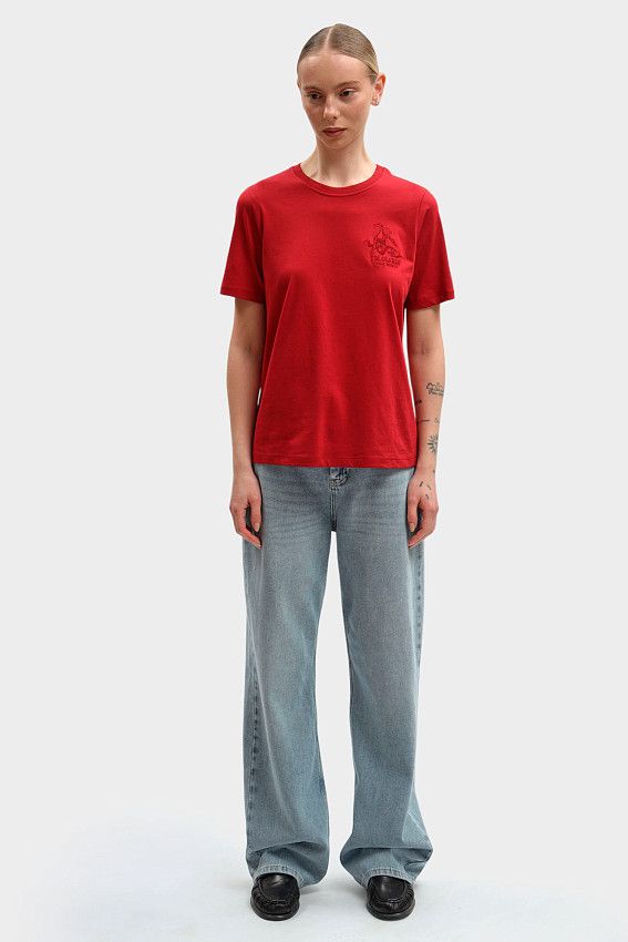 Футболка Trussardi Бордовый