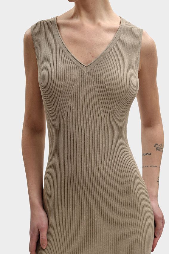 Платье Armani Exchange Бежевый