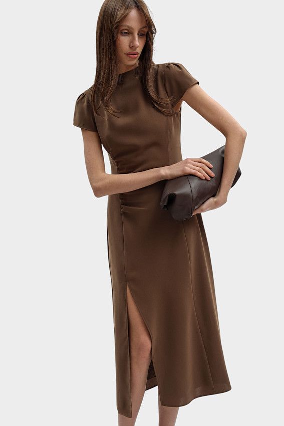 Платье Armani Exchange Бежевый