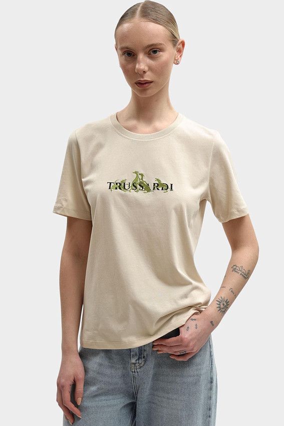 Футболка Trussardi Бежевый