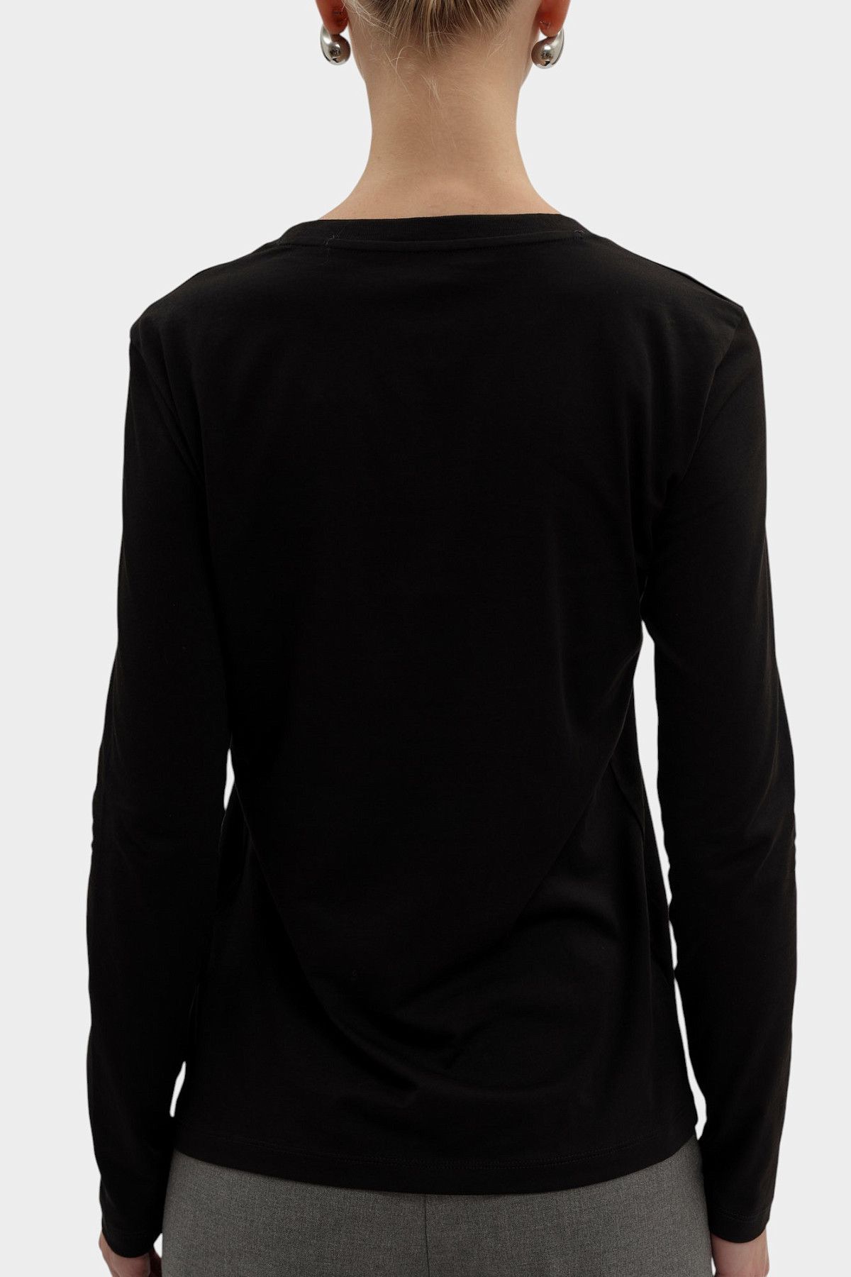 Лонгслив Armani Exchange Черный
