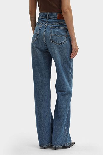 Джинсы прямые синие Pepe Jeans