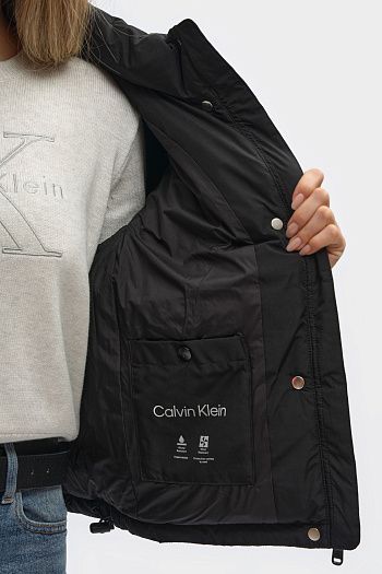 Пуховик черный Calvin Klein Jeans