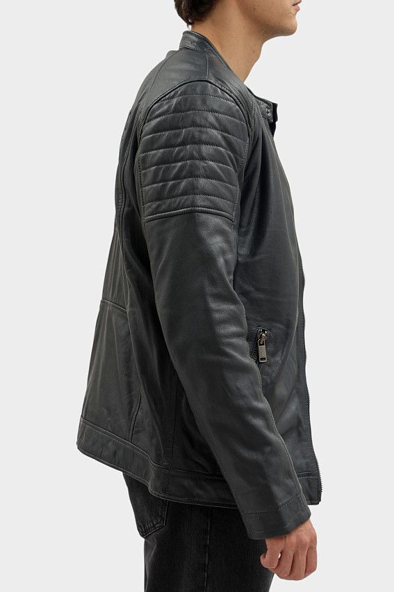 Куртка кожаная Mustang Синий