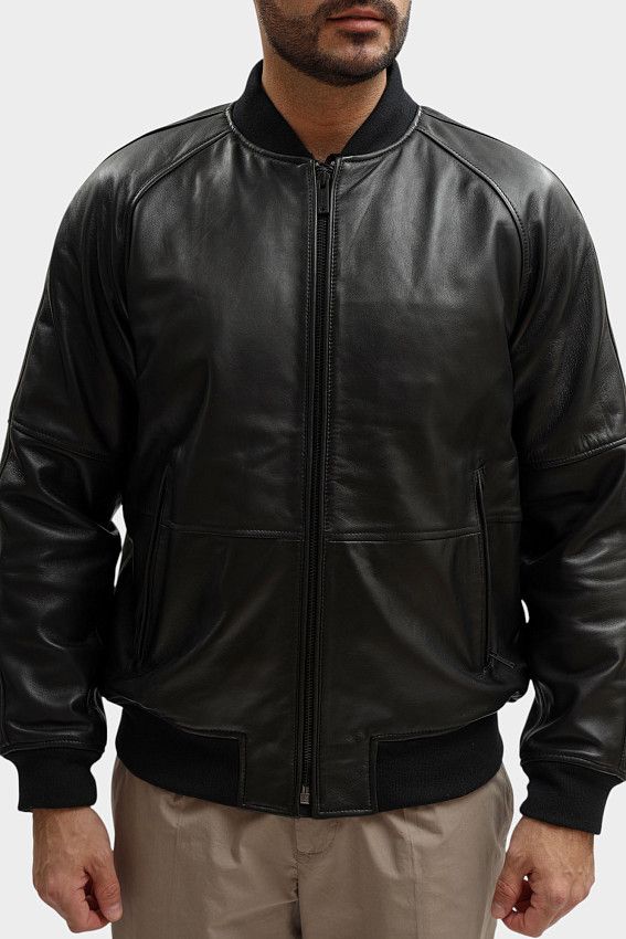 Куртка кожаная Strellson Черный