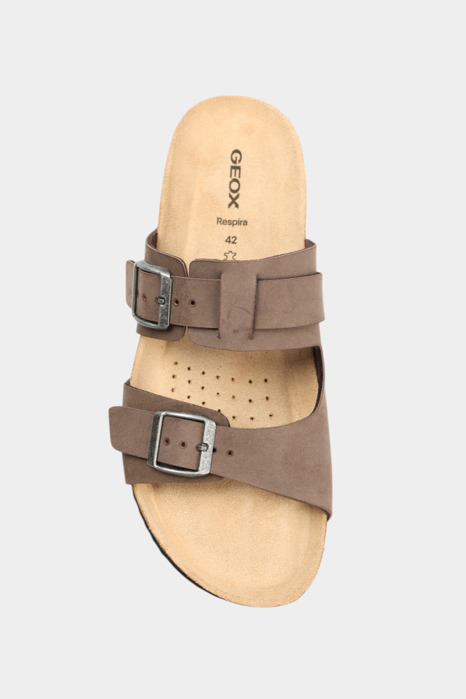 U159VB000EKC Шлепки Geox Коричневый