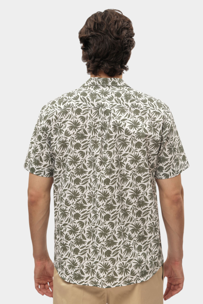 552615_605521 Сорочка льняная Karl Lagerfeld Белый