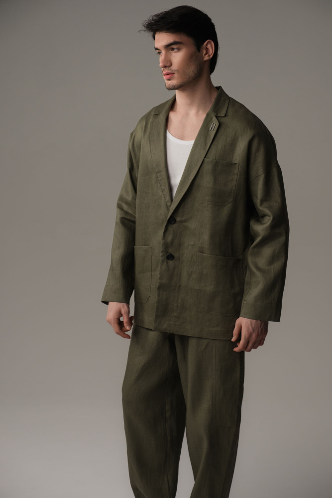 M-242-TH-56-1099 Пиджак The Hills Зеленый