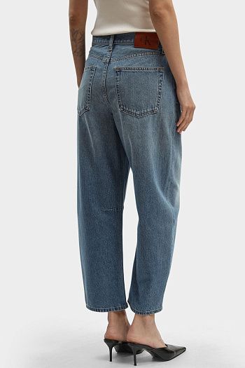 Джинсы широкие  голубые Calvin Klein Jeans