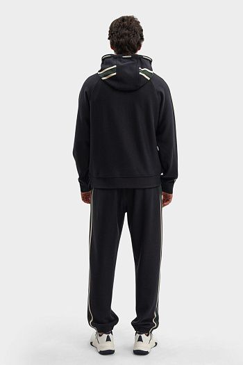 Брюки спортивные из хлопка Emporio Armani