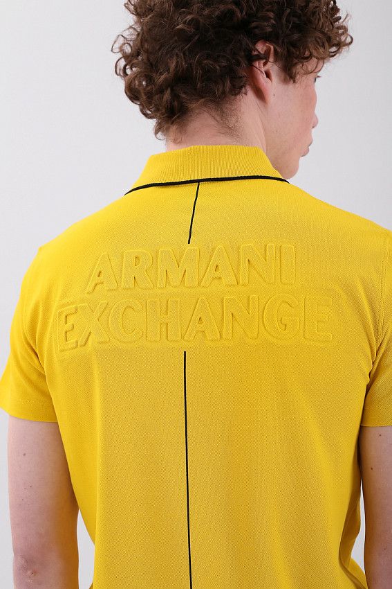 Поло Armani Exchange Желтый