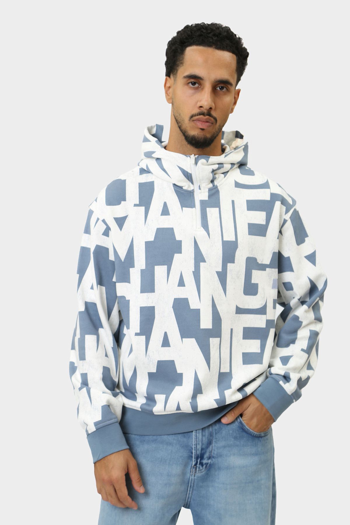 Худи Armani Exchange Голубой
