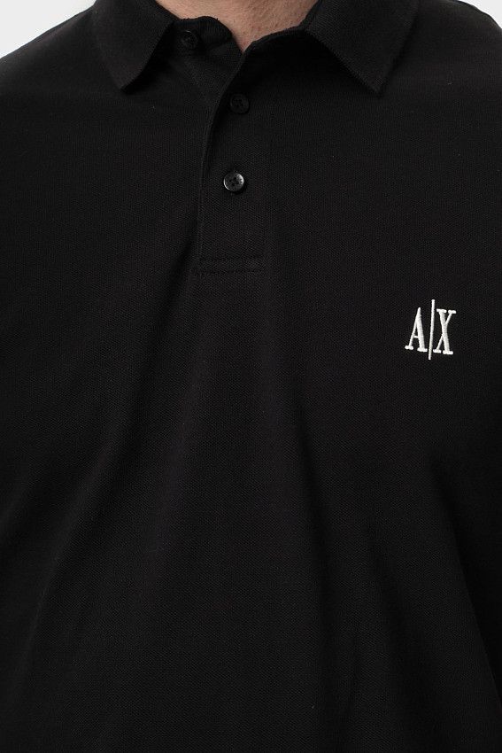Поло Armani Exchange Черный