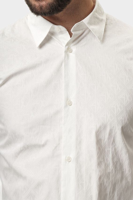 Рубашка с длинным рукавом Armani Exchange Белый