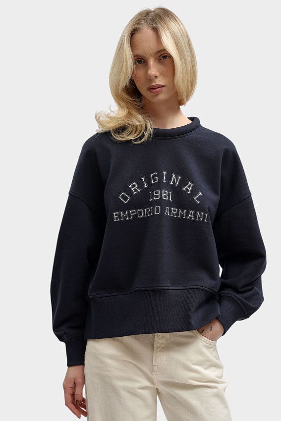 Толстовка Emporio Armani Синий