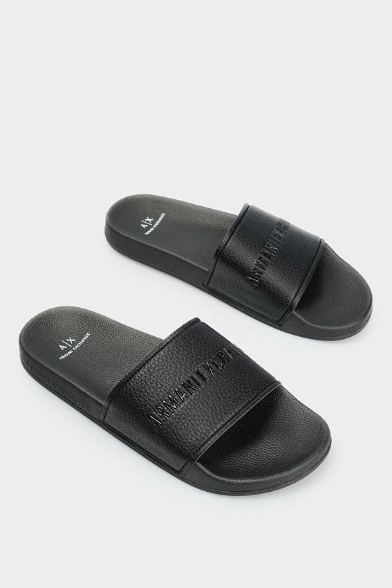 Шлепанцы Armani Exchange Черный