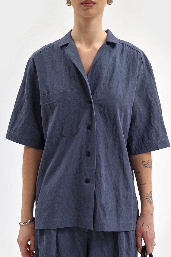 Рубашка The Hills Синий