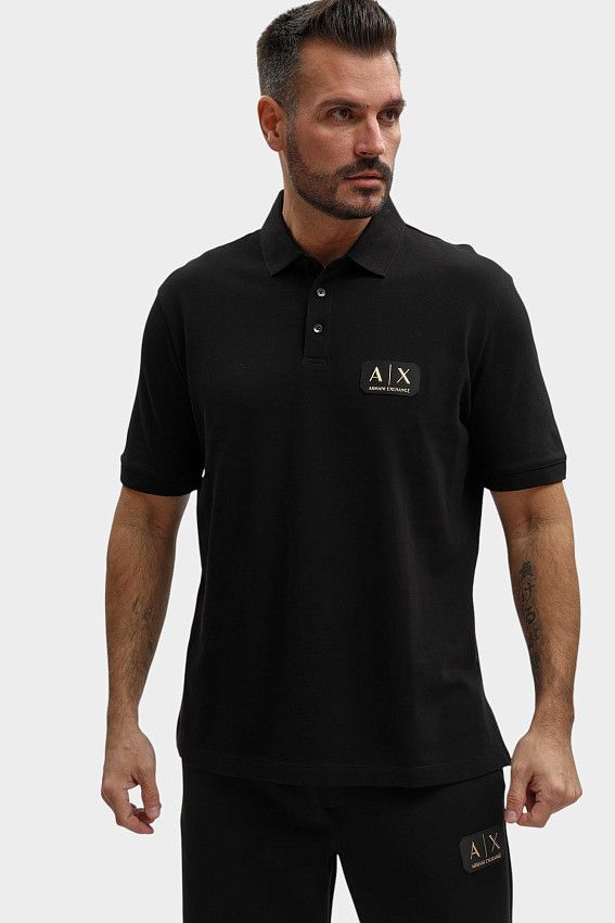 Поло Armani Exchange Черный