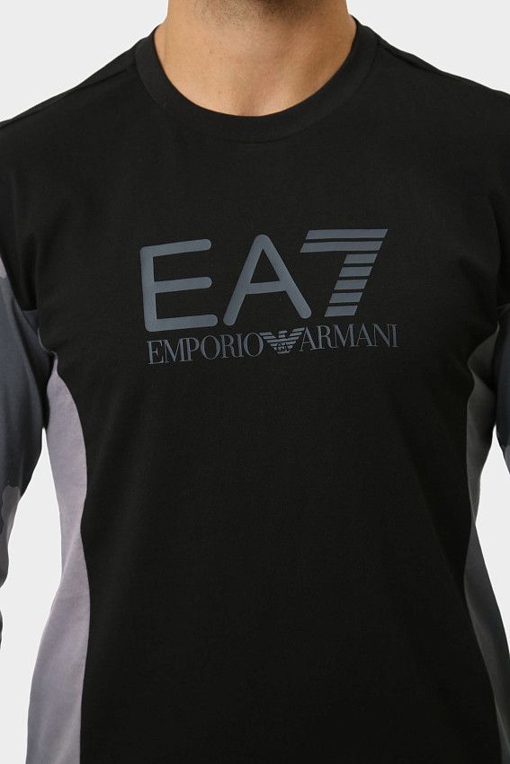 Лонгслив EA7 Черный