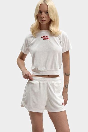 Футболка хлопковая белая Calvin Klein Jeans