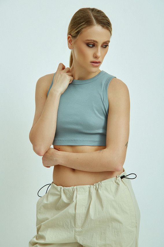 Кроп-топ Van Mich Голубой