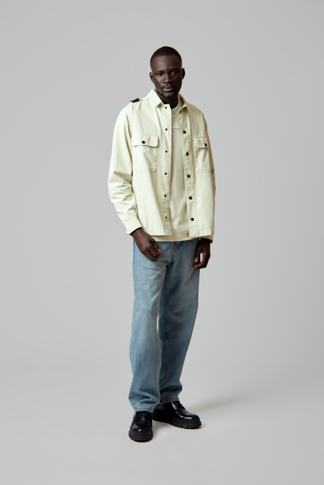 VM-OMA-46-346 Рубашка с длинным рукавом Van Mich Зеленый