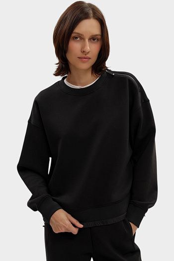 Свитшот из хлопка Emporio Armani