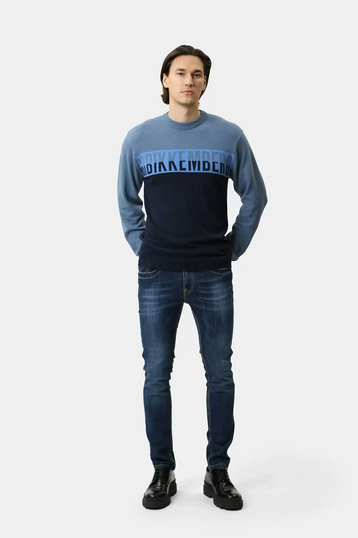 Джемпер Bikkembergs Коричневый