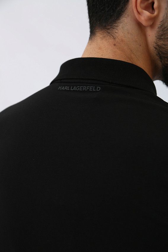 Поло Karl Lagerfeld Черный