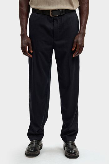 Брюки из вискозы синие Armani Exchange