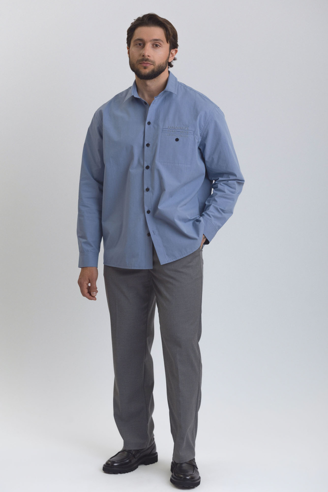 M-252-TH-56-2305 Рубашка с длинным рукавом The Hills Синий