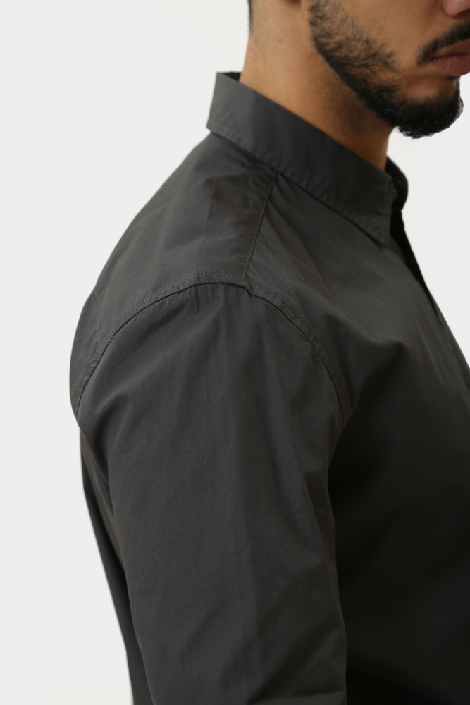 1015618 Рубашка с длинным рукавом Mustang Черный