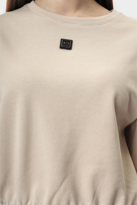 Свитшот Armani Exchange Молочный