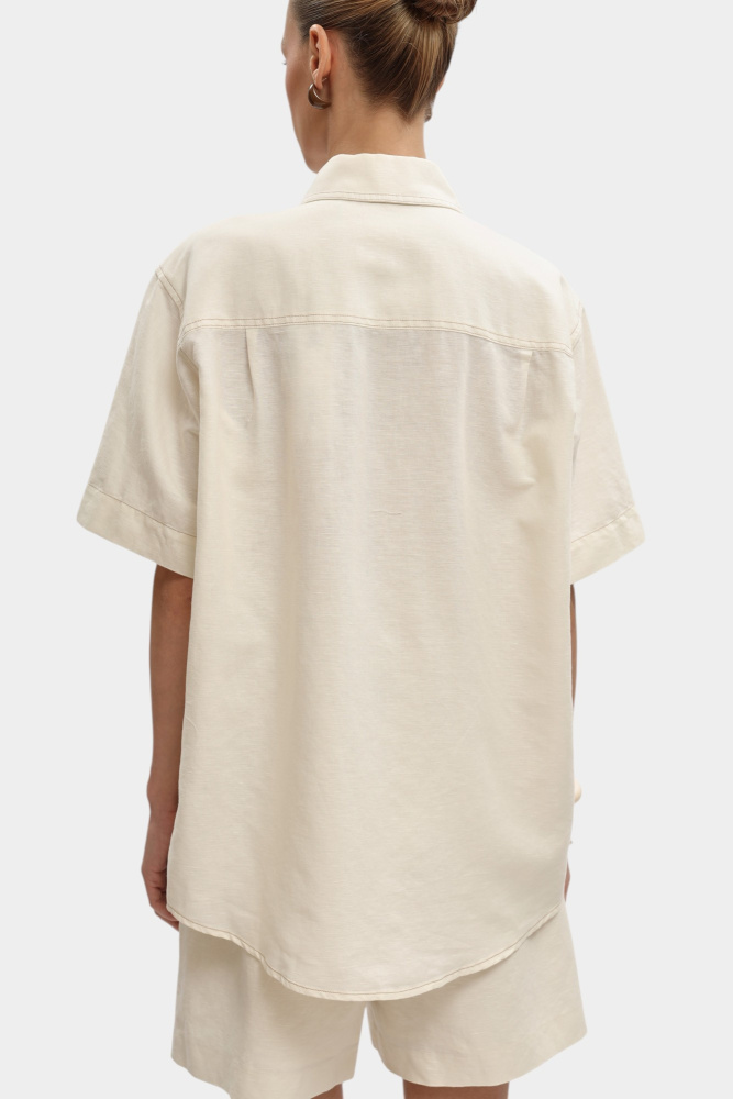 A2W11012 рубашка льняная karl lagerfeld 