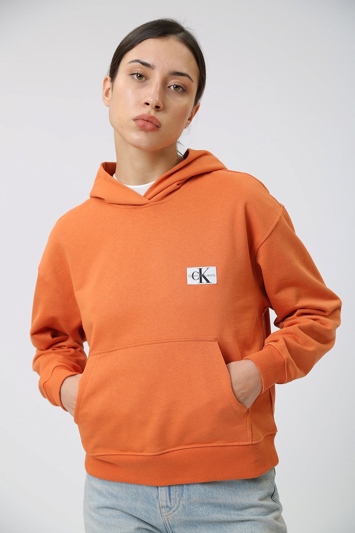 Худи Calvin Klein Jeans Оранжевый