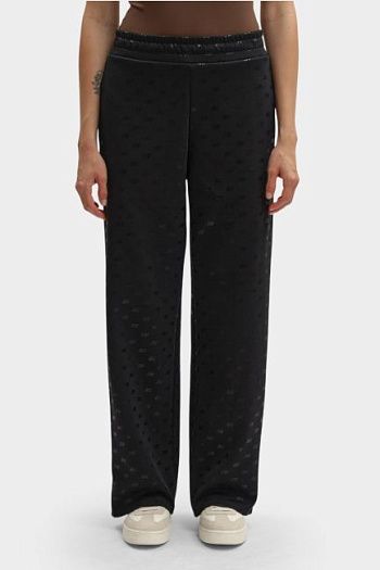 Брюки спортивные хлопковые черные Armani Exchange