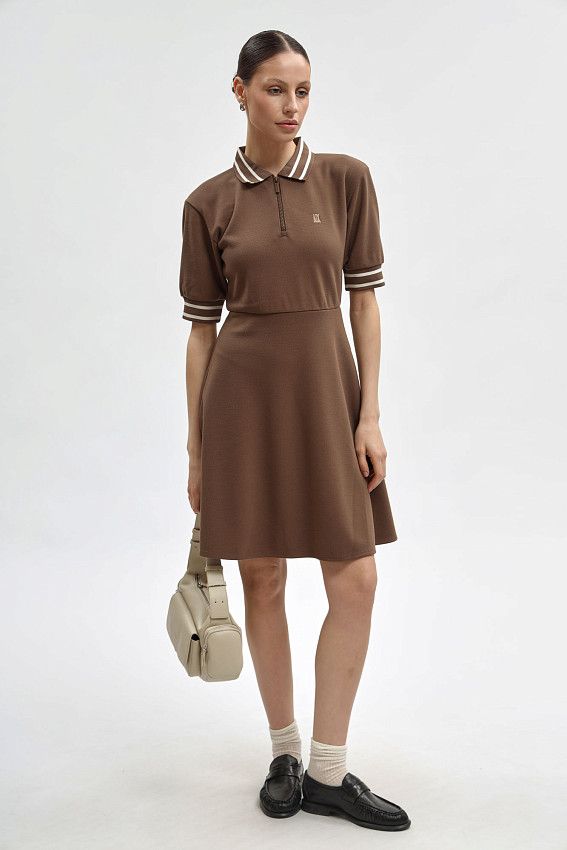 Платье Armani Exchange Бежевый