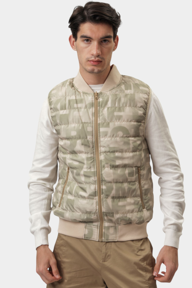 BMG0765 Жилет Bikkembergs Бежевый