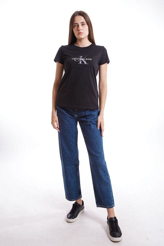 Футболка лонгслив Calvin Klein Jeans Черный